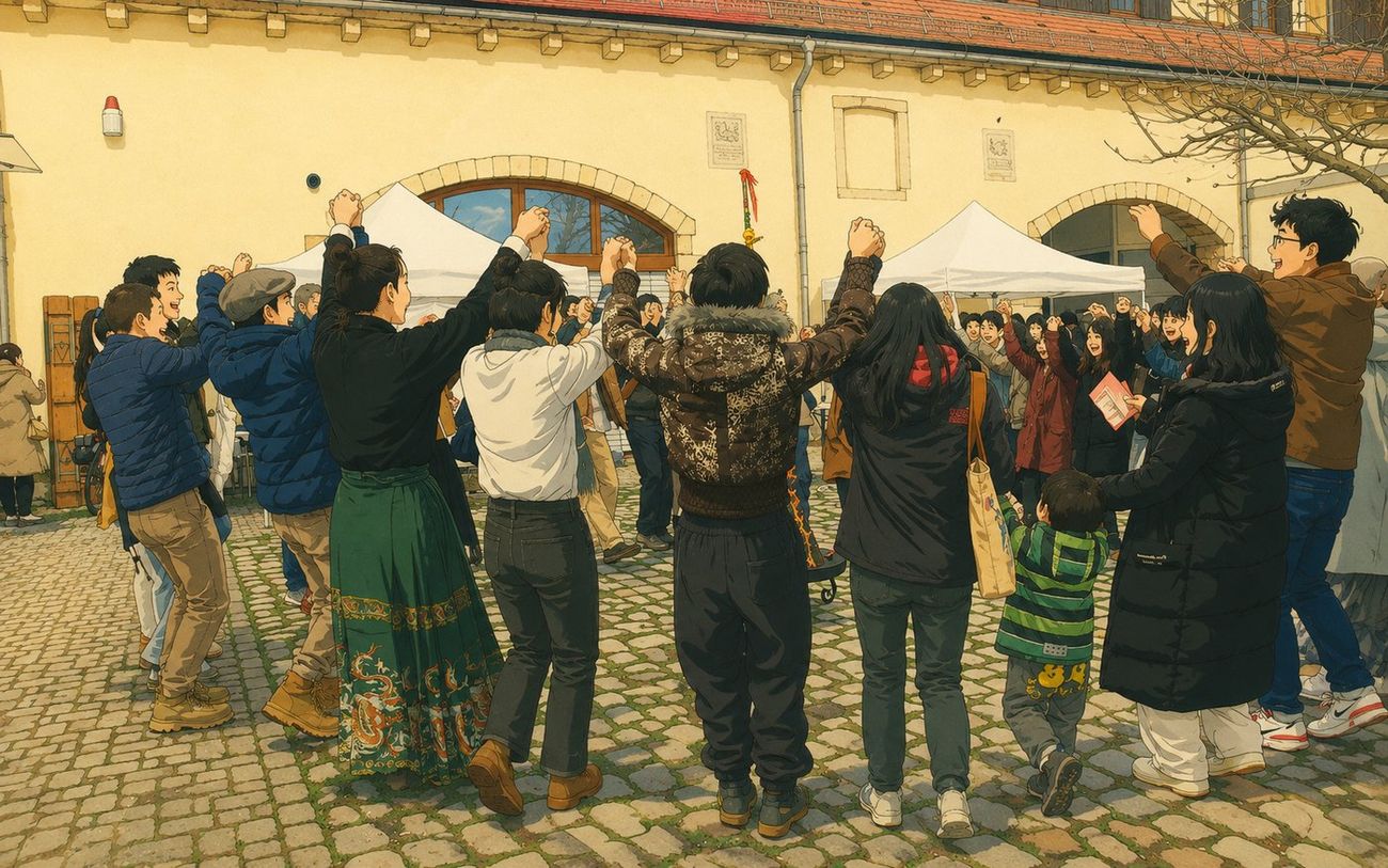Illustration: A festive gathering at one of the centre's celebrations